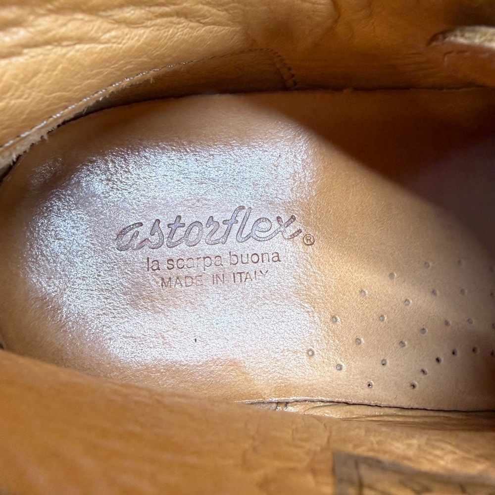 Astorflex Desert Chukka Boot Mens 10 EU 43 Tan Nubuck Leather Old Money Casual - Picture 11 of 12